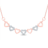 1/8CTW-DIA CN GIFT HEART NECKLACE (18 INCH)